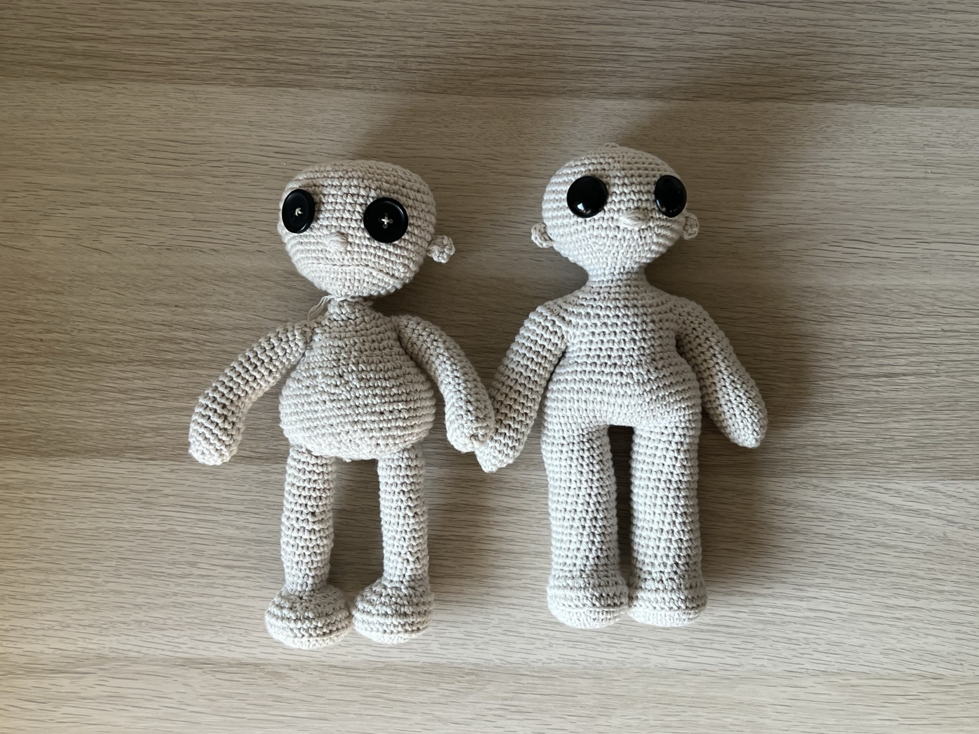 Diferencia primera y última versión crochet