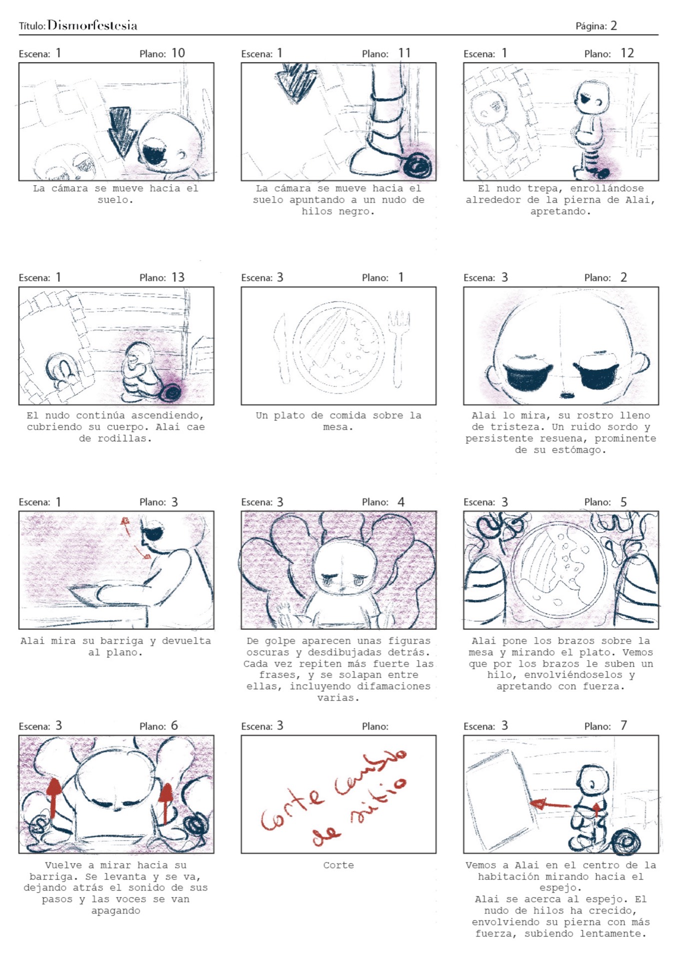 Storyboard página 2