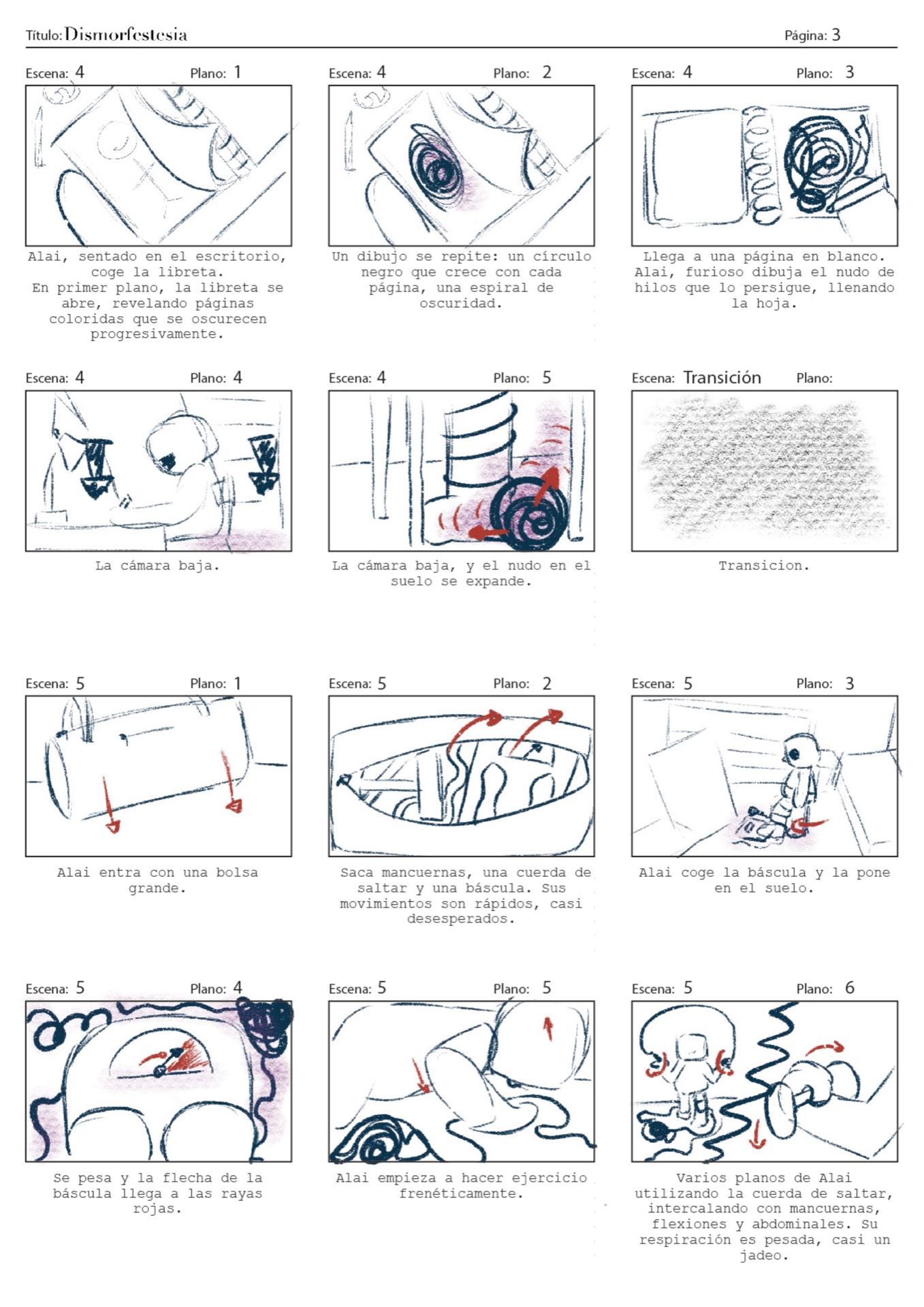 Storyboard página 3