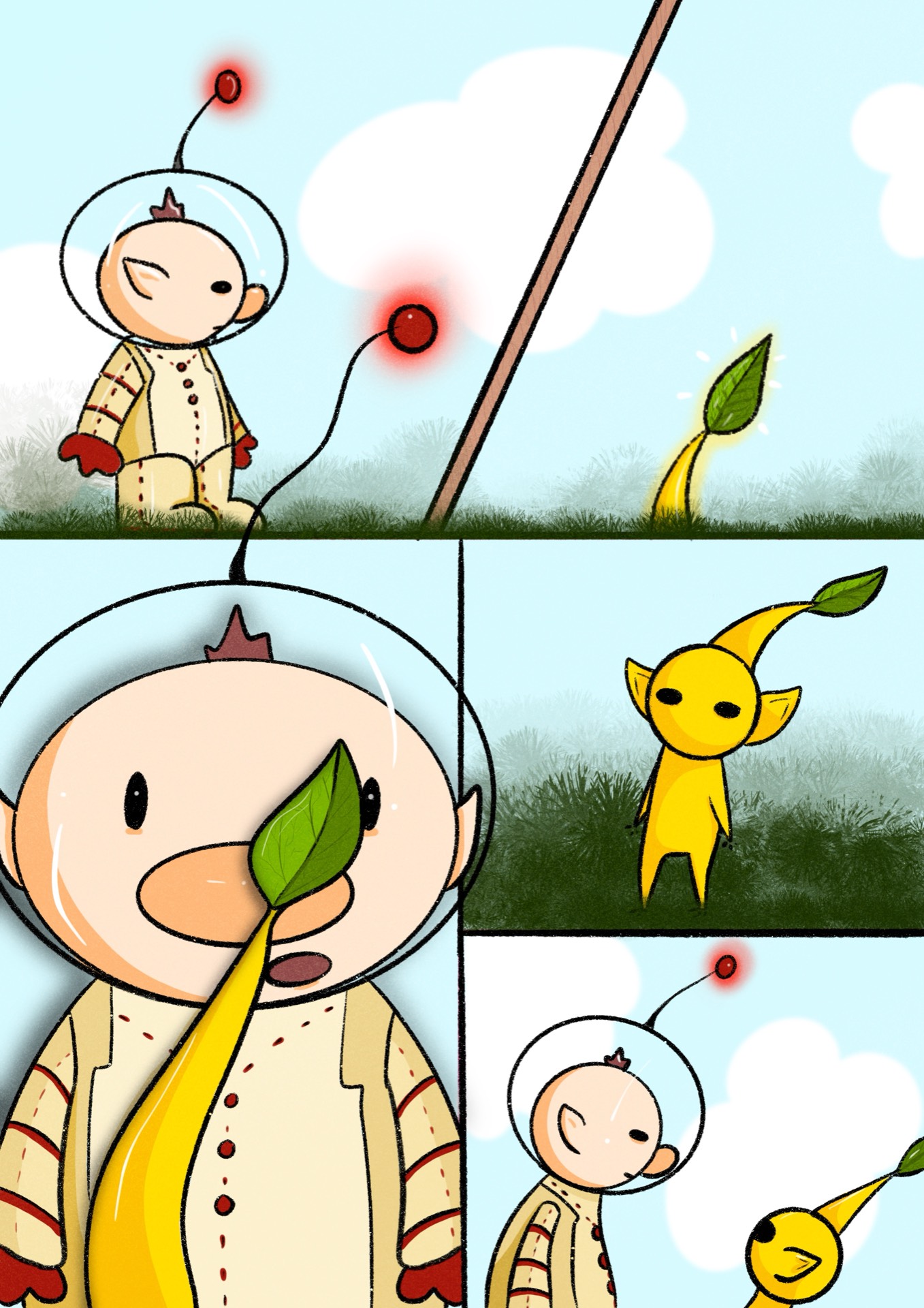 First Contact — astronaut minicomic